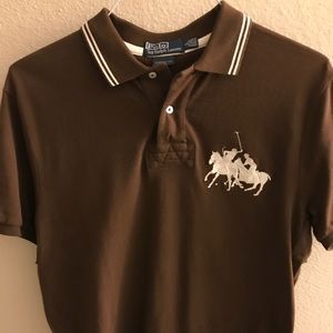Brown Ralph Lauren Club Polo